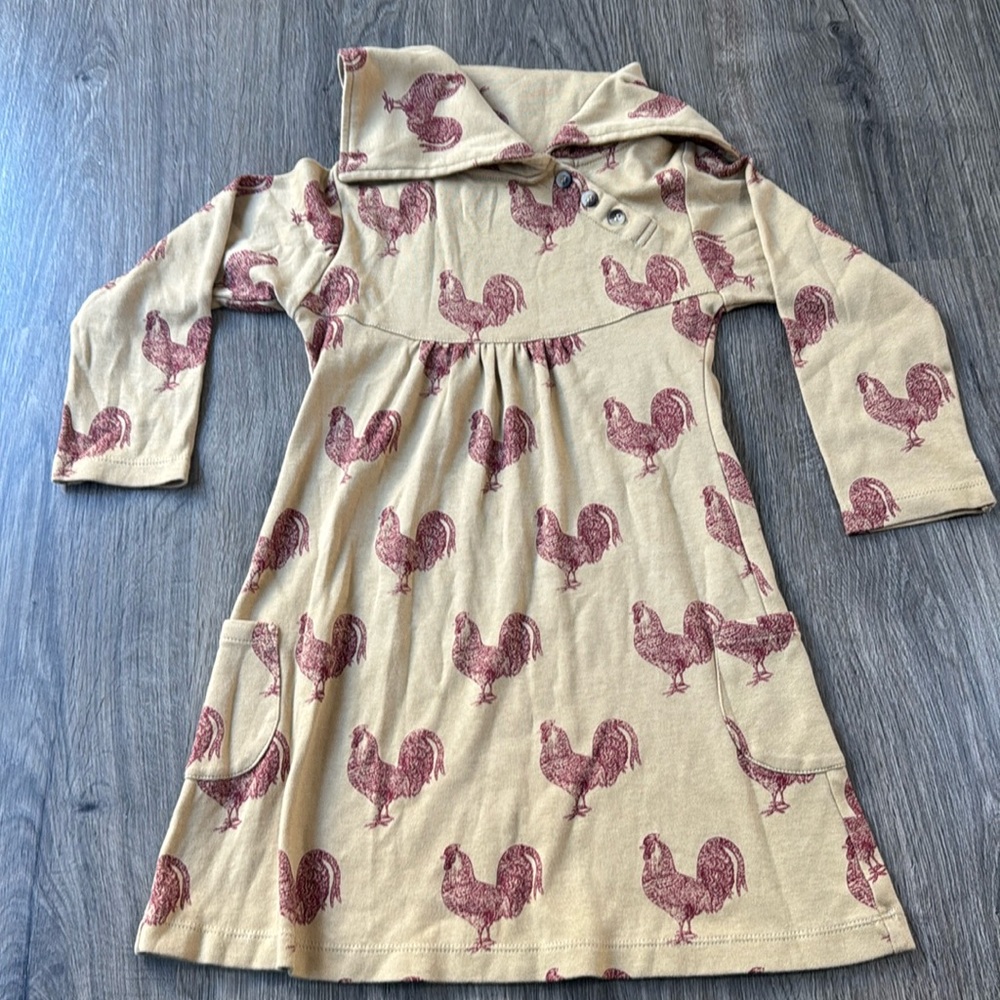 Kate Quinn Rooster Dress 6y